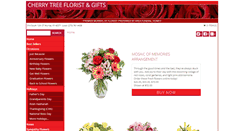 Desktop Screenshot of cherrytreeflorist.com