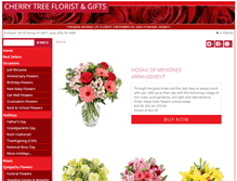 Tablet Screenshot of cherrytreeflorist.com